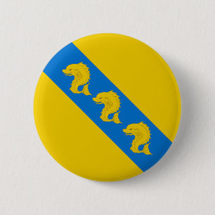 Chapa Redonda De 5 Cm Insignia de la población de Kraé Glas