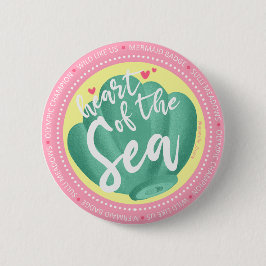 Chapa Redonda De 5 Cm Insignia de la sirena - AC