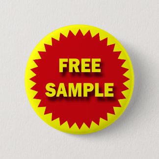 CHAPA REDONDA DE 5 CM INSIGNIA DE LA VENTA AL POR MENOR - MUESTRA LIBRE