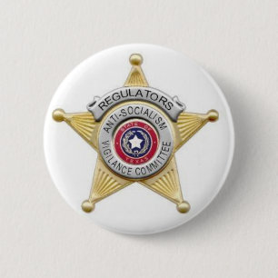 Chapa Redonda De 5 Cm Insignia de los reguladores