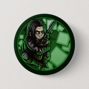 Chapa Redonda De 5 Cm Insignia de Malicent