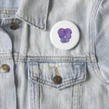 Insignia de pinza de flor de color Pansy