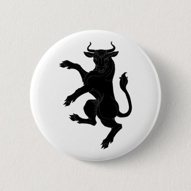 Chapa Redonda De 5 Cm Insignia de población de Cluain (Anverso)