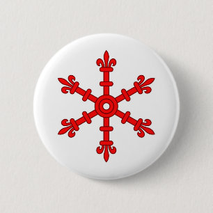 Chapa Redonda De 5 Cm Insignia de población intermista