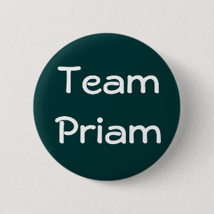 Chapa Redonda De 5 Cm Insignia de Priam del equipo