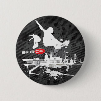 Chapa Redonda De 5 Cm Insignia de SK8DK