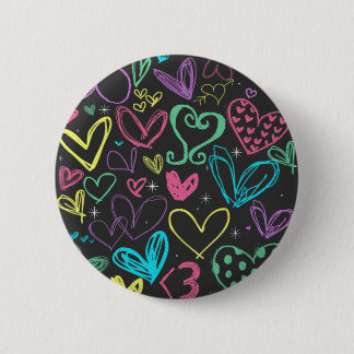 Chapa Redonda De 5 Cm Insignia del amor