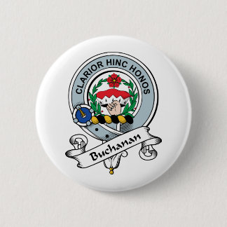 Chapa Redonda De 5 Cm Insignia del clan de Buchanan