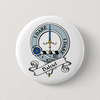 Chapa Redonda De 5 Cm Insignia del clan de Dalziel