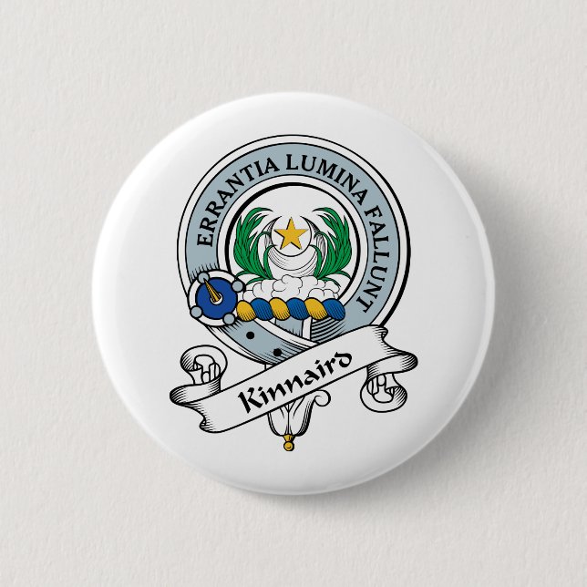 Chapa Redonda De 5 Cm Insignia del clan de Kinnaird (Anverso)