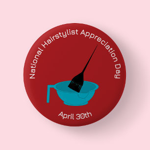 Chapa Redonda De 5 Cm Insignia del Día Nacional de Agradecimiento a los