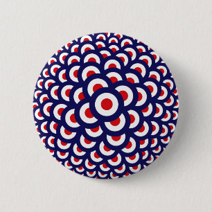 Chapa Redonda De 5 Cm Insignia del enjambre de la MOD