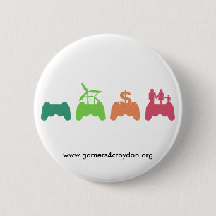 Chapa Redonda De 5 Cm Insignia del icono de G4C