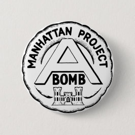 Chapa Redonda De 5 Cm Insignia del proyecto de Manhattan