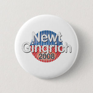 Chapa Redonda De 5 Cm insignia-Newt Gingrich