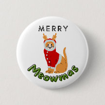 Insignia para gatos de navidades