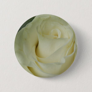 Chapa Redonda De 5 Cm Insignia rosa blanca