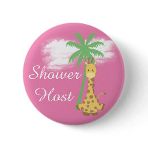 Insignias para la jirafa de los animadores de la d