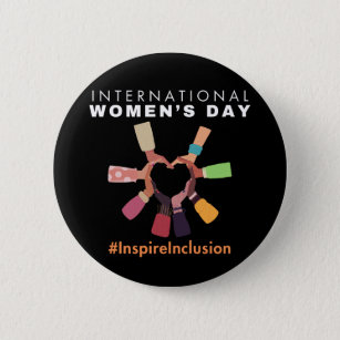 Chapa Redonda De 5 Cm Inspire Inclusion International Women's Day 2024