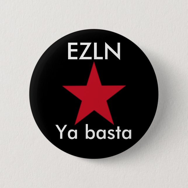 Chapa Redonda De 5 Cm Instinto de EZLN (Anverso)