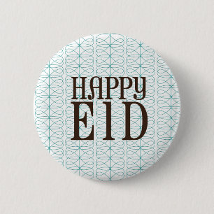 Chapa Redonda De 5 Cm Instinto feliz de Eid