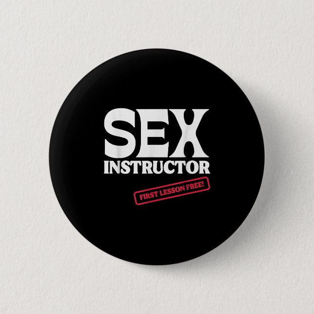 Chapa Redonda De 5 Cm ¡Instructor Primera Lección Gratis! Despedida de S (Anverso)