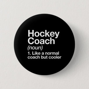 Chapa Redonda De 5 Cm Instrumento de entrenador de hockey entrenador dep