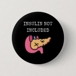 Chapa Redonda De 5 Cm Insulina No Incluida Diabetes Tipo 1 Diabetes Tipo