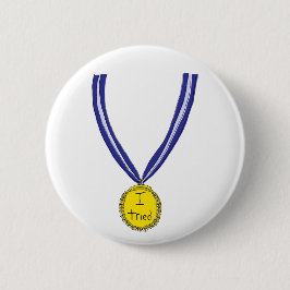 Chapa Redonda De 5 Cm Intenté la medalla