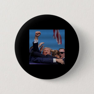 Chapa Redonda De 5 Cm Intento de nación - El ataque de Trump a la concen