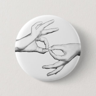 Chapa Redonda De 5 Cm Intérprete del ASL