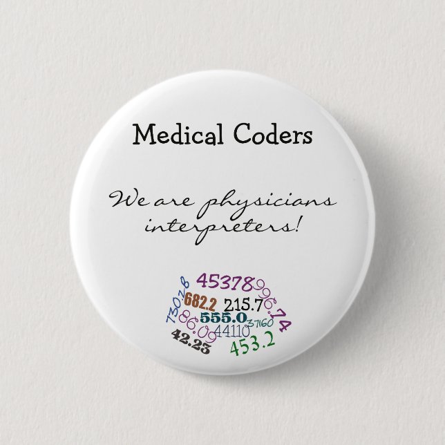 Chapa Redonda De 5 Cm Intérpretes del médico (Anverso)