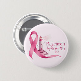 Chapa Redonda De 5 Cm Investigación sobre el lazo rosa de concienciación