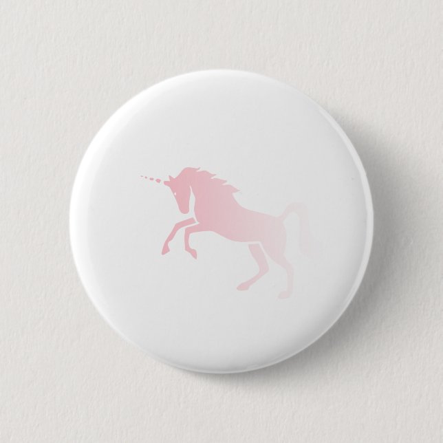 Chapa Redonda De 5 Cm Invisible_Pink_Unicorn (Anverso)