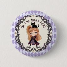 Invitación de cumpleaños número uno de Chibi Witch