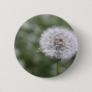 Chapa Redonda De 5 Cm Invitaciones y favores de boda de flores silvestre