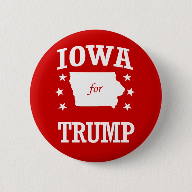 CHAPA REDONDA DE 5 CM IOWA PARA TRUMP (Anverso)