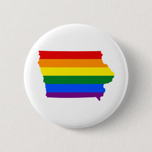 Chapa Redonda De 5 Cm Iowa Pride