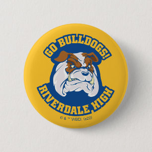 Chapa Redonda De 5 Cm Ir Bulldoges - Riverdale High