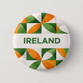 Chapa Redonda De 5 Cm Irlanda