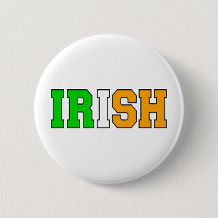 Chapa Redonda De 5 Cm Irlandés