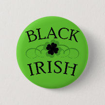 IRLANDÉS del NEGRO con el trébol negro