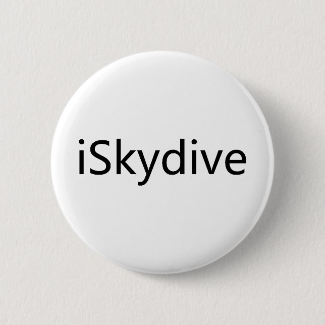 Chapa Redonda De 5 Cm iSkydive (Anverso)