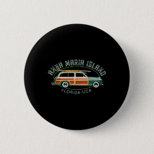 Chapa Redonda De 5 Cm Isla Anna Maria Florida Surf vintage