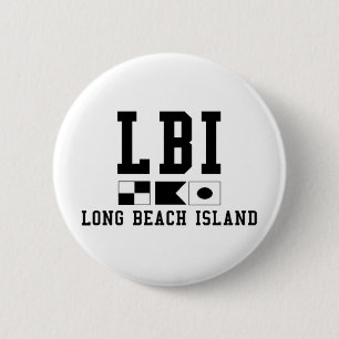 Chapa Redonda De 5 Cm Isla de Long Beach