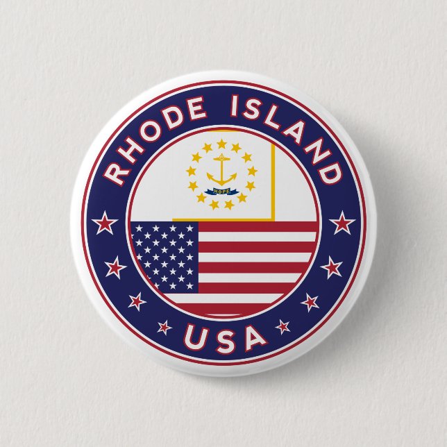 Chapa Redonda De 5 Cm Isla Rhode (Anverso)