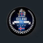 Chapa Redonda De 5 Cm Islandia<br><div class="desc">Islandia</div>