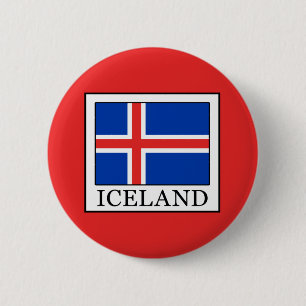 Chapa Redonda De 5 Cm Islandia
