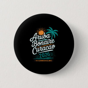 Chapa Redonda De 5 Cm Islas Abc Aru Bonaire Curaçao Vacaciones de Crucer