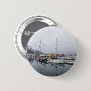 Chapa Redonda De 5 Cm Islas Svolvaer Lofoten